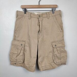 Vintage‎ Y2K Levi's Cargo Shorts Mens 32 Beige Utility Casual Outdoor Summer